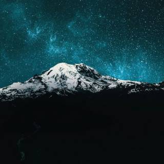 Mountain night phone wallpaper