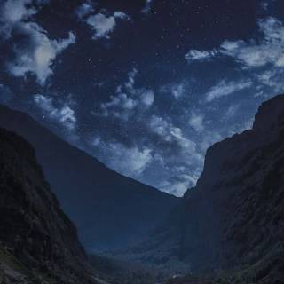 Mountain night phone wallpaper