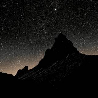 Mountain night phone wallpaper