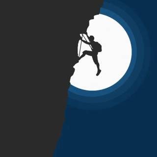 Rock climbing phone wallpaper