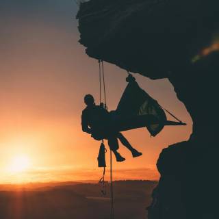 Rock climbing phone wallpaper