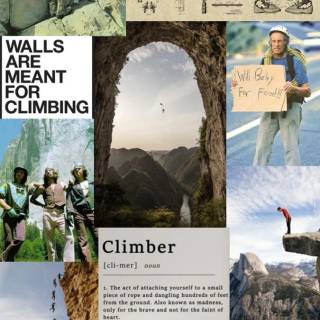 Rock climbing phone wallpaper