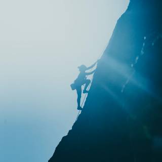 Rock climbing phone wallpaper