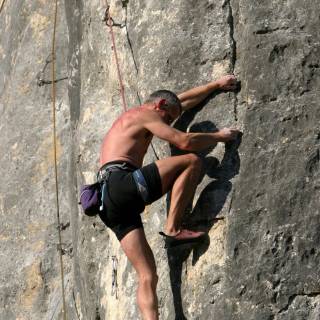 Rock climbing phone wallpaper