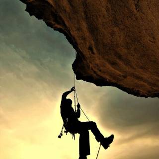 Rock climbing phone wallpaper