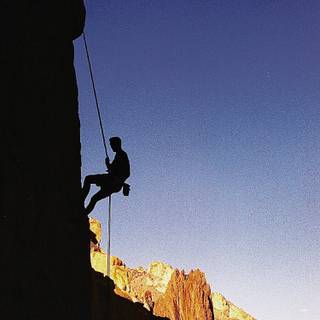 Rock climbing phone wallpaper