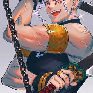 Uzui Tengen phone wallpaper