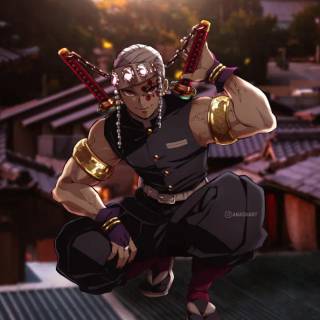 Uzui Tengen phone wallpaper