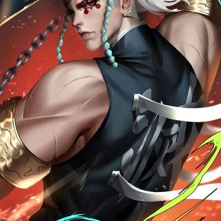 Uzui Tengen phone wallpaper
