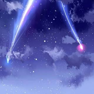 Phone purple anime wallpaper