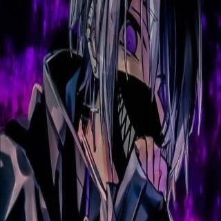Phone purple anime wallpaper