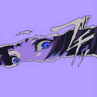 Phone purple anime wallpaper