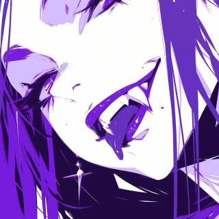 Phone purple anime wallpaper