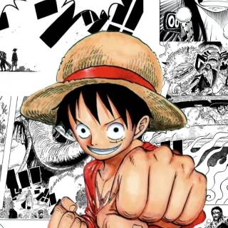 Luffy manga phone wallpaper