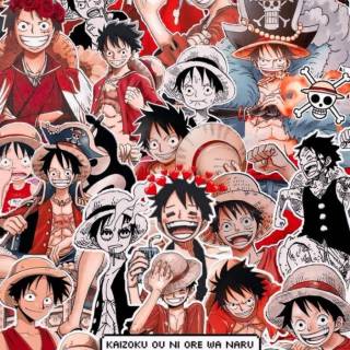 Luffy manga phone wallpaper