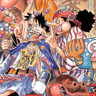 Luffy manga phone wallpaper
