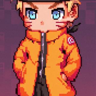 Anime pixel phone wallpaper