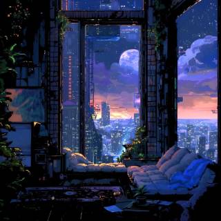 Anime pixel phone wallpaper