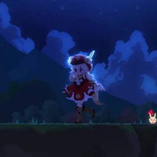 Anime pixel phone wallpaper