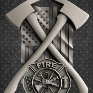 Firefighter phone wallpaper