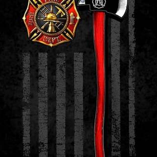 Firefighter phone wallpaper