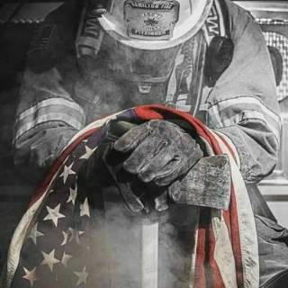 Firefighter phone wallpaper