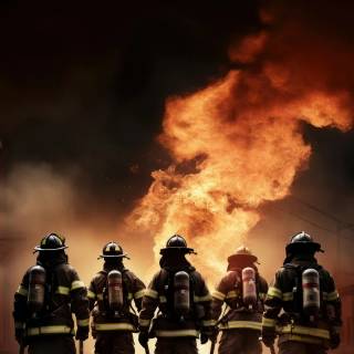 Firefighter phone wallpaper