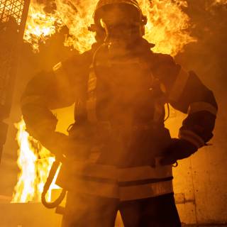Firefighter phone wallpaper