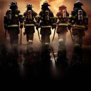 Firefighter phone wallpaper