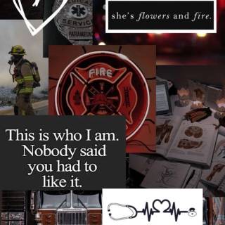 Firefighter phone wallpaper