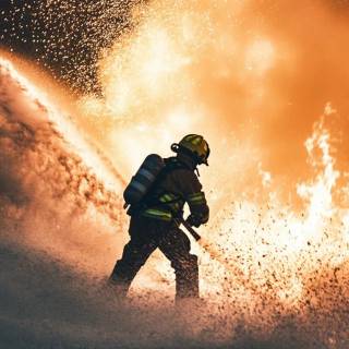 Firefighter phone wallpaper