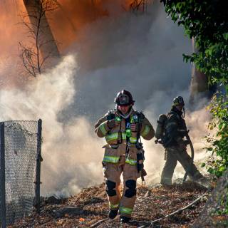 Firefighter phone wallpaper
