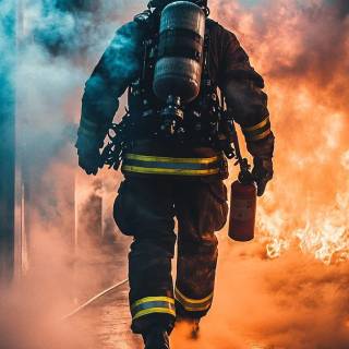 Firefighter phone wallpaper