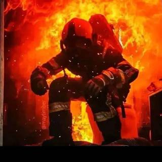 Firefighter phone wallpaper