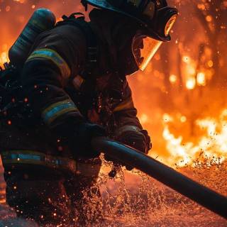 Firefighter phone wallpaper