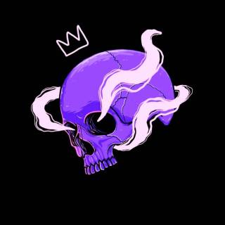 Black and purple aesthetic phone wallpaper