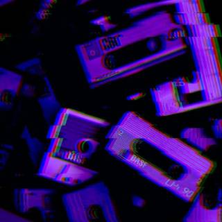 Black and purple aesthetic phone wallpaper