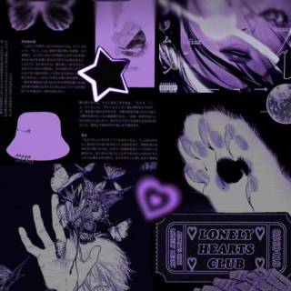 Black and purple aesthetic phone wallpaper