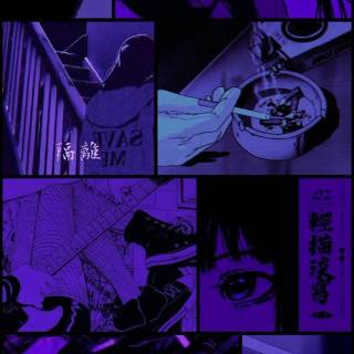 Black and purple aesthetic phone wallpaper