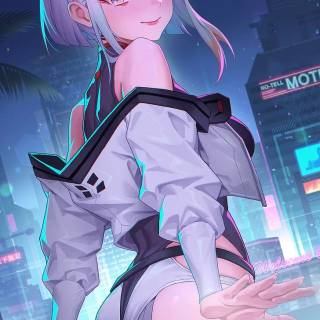 Lucy Edgerunners phone wallpaper