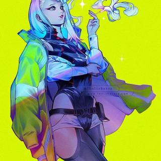 Lucy Edgerunners phone wallpaper