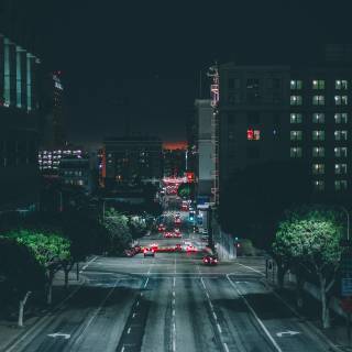 Street night phone wallpaper