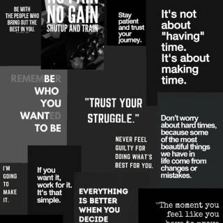 Black quotes phone wallpaper