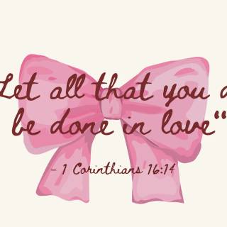 Pink Bible verse desktop wallpaper