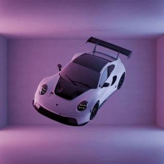 Pink Porsche desktop wallpaper