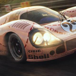Pink Porsche desktop wallpaper