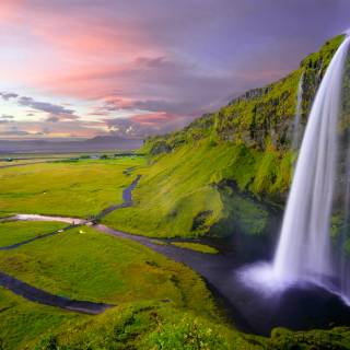 Desktop waterfall wallpaper