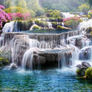 Desktop waterfall wallpaper