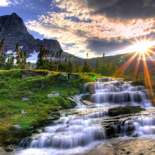 Desktop waterfall wallpaper