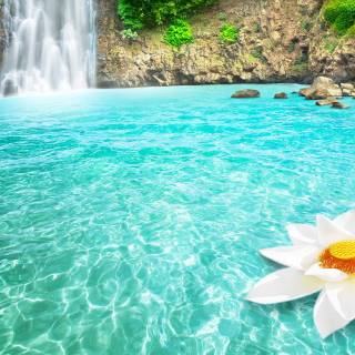 Desktop waterfall wallpaper
